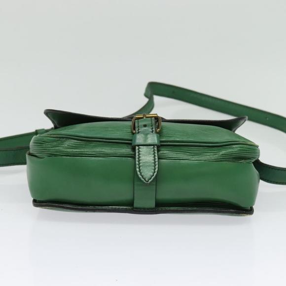 LOUIS VUITTON Epi Cartouchiere MM Shoulder Bag Green M52244 LV Auth bs28612 - Picture 5 of 16
